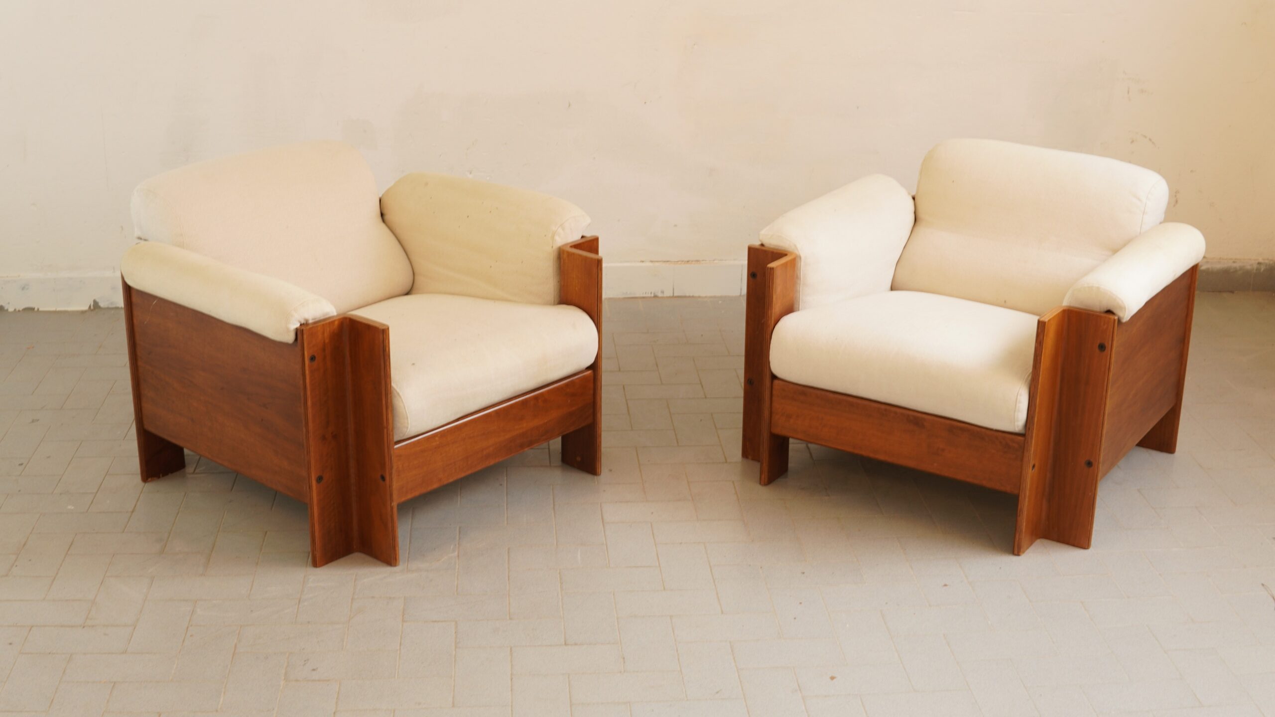 Pair of armchairs Zelda,by Sergio Asti for Poltronova. Made on 1962.